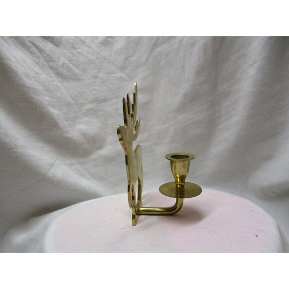 Reindeer Candle holder, Studio Nova Brass Silhouette, Christmas, Holiday décor - Picture 2 of 5